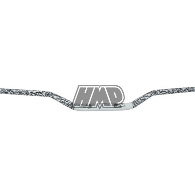 Guiador 28.6 mm fatbar decorado alumínio branco